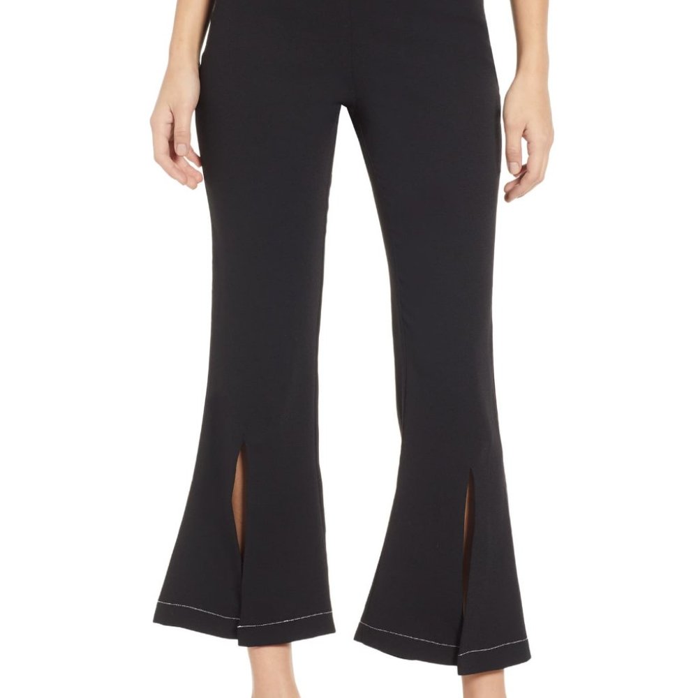Endless Rose Contrast Stitch Crop Pants